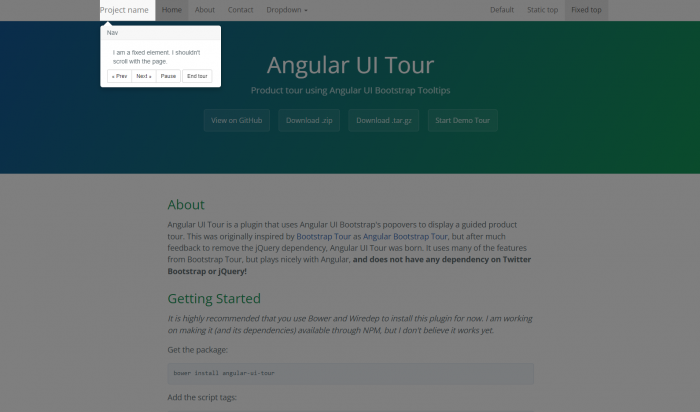 angular material guided tour