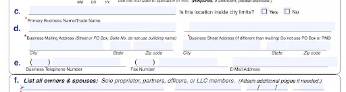 An example of UPS form